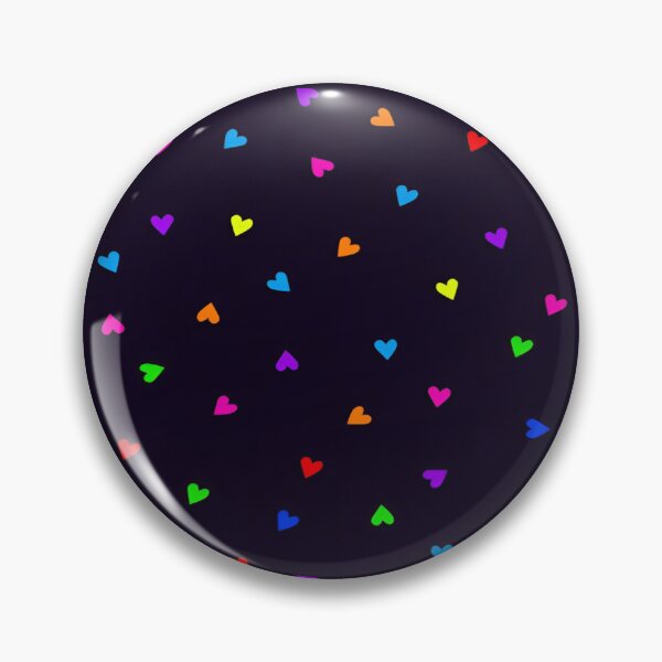 Item preview, Vibrant Hearts Pattern Against a Deep Midnight Blue Background Colourful Digital Art designed and sold by Matt_Smith.