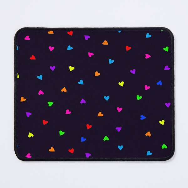 Item preview, Vibrant Hearts Pattern Against a Deep Midnight Blue Background Colourful Digital Art designed and sold by Matt_Smith.