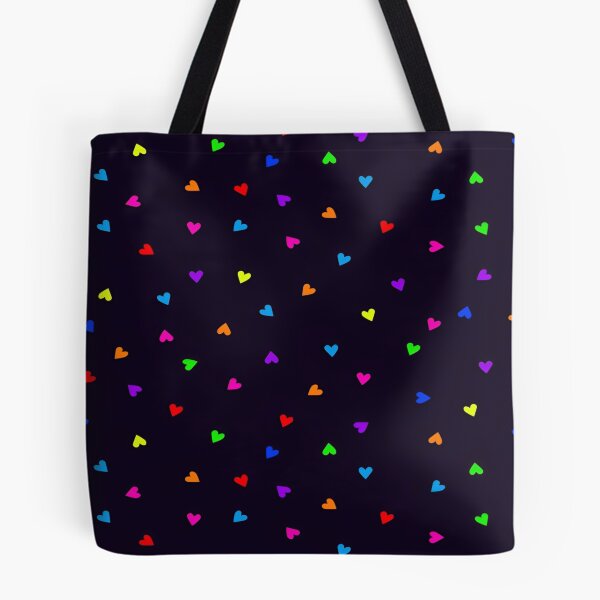 Item preview, Vibrant Hearts Pattern Against a Deep Midnight Blue Background Colourful Digital Art designed and sold by Matt_Smith.