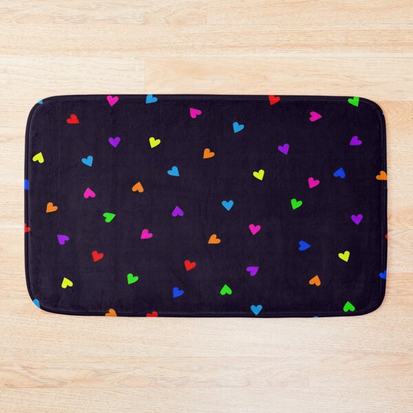 Item preview, Vibrant Hearts Pattern Against a Deep Midnight Blue Background Colourful Digital Art designed and sold by Matt_Smith.