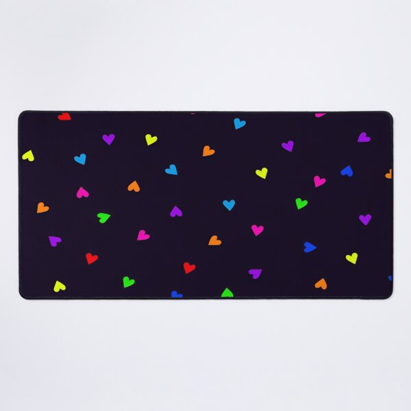 Item preview, Vibrant Hearts Pattern Against a Deep Midnight Blue Background Colourful Digital Art designed and sold by Matt_Smith.