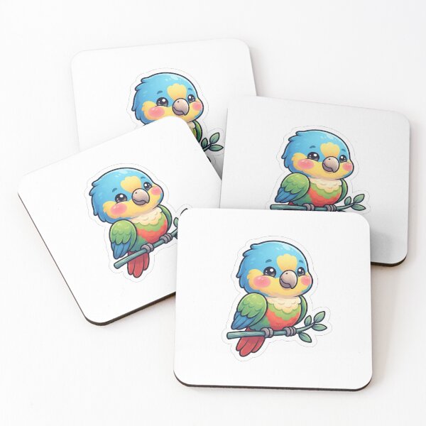 Item preview, Cute Little Blue and Green Parrot designed and sold by Owcomm.