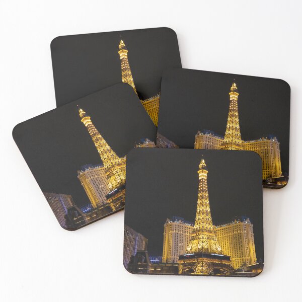 Item preview, Paris Las Vegas Eiffel Tower Night Photography | Vegas Strip City Lights | Luxury Travel Wall Art | Landmark Print designed and sold by StyleForge Apparel.