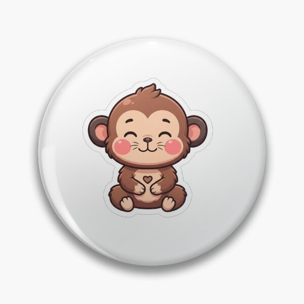 Item preview, Cute Baby Monkey With Big Cheeks designed and sold by Owcomm.