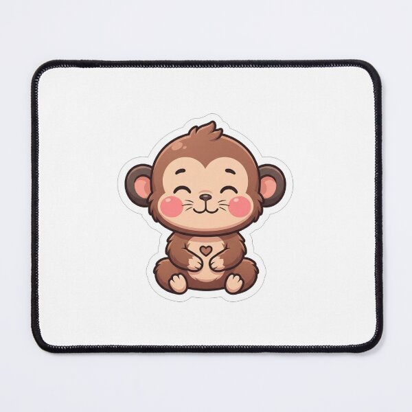 Item preview, Cute Baby Monkey With Big Cheeks designed and sold by Owcomm.