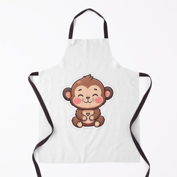 Item preview, Cute Baby Monkey With Big Cheeks designed and sold by Owcomm.