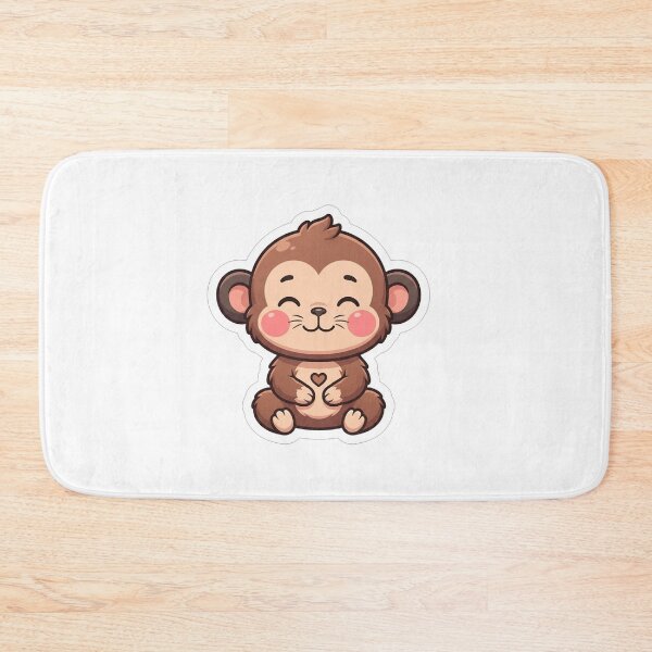 Item preview, Cute Baby Monkey With Big Cheeks designed and sold by Owcomm.