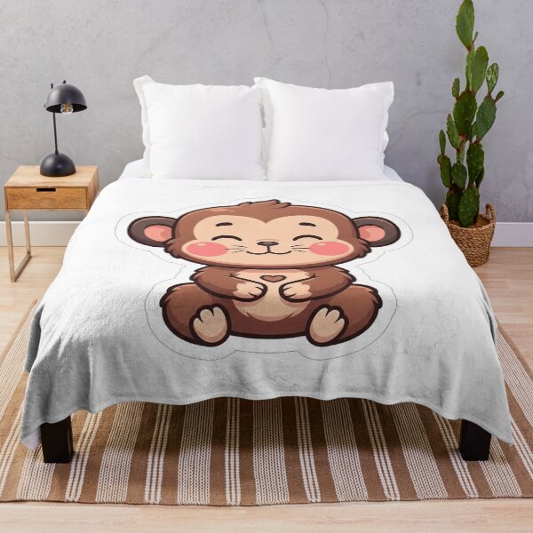 Item preview, Cute Baby Monkey With Big Cheeks designed and sold by Owcomm.