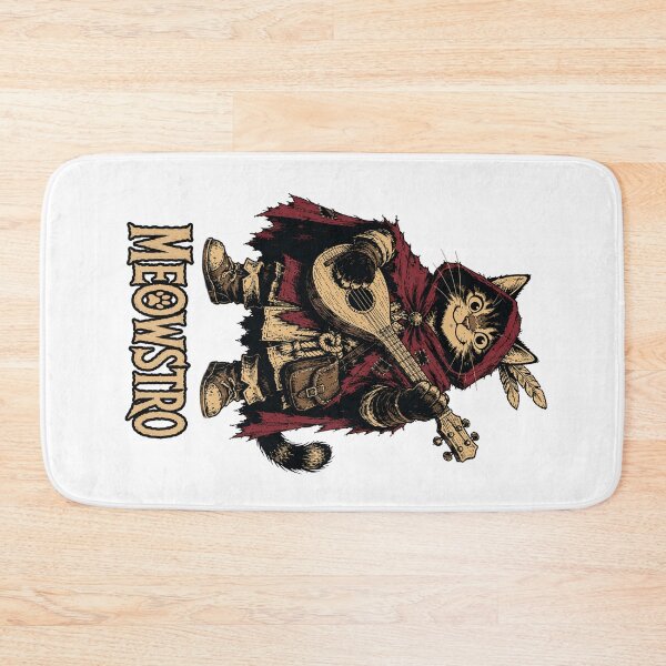 Item preview, Meowstro | Funny Bard Cat Fantasy designed and sold by Bisonia.