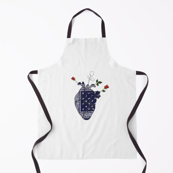 Item preview, Bandana Collection, Heart of Roses, Navy Bandana designed and sold by ColorCreator.