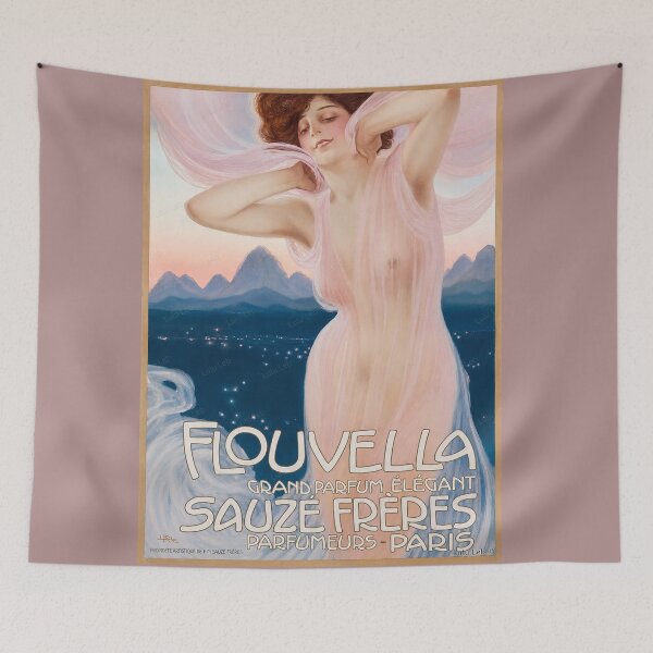 Item preview, Art Nouveau Poster - Flouvella  designed and sold by LuluLeb.