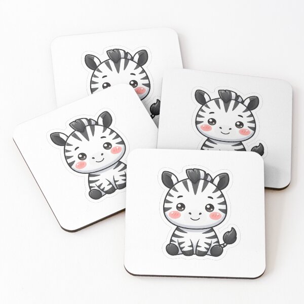 Item preview, Cute Baby Zebra Cartoon Animal Character designed and sold by Owcomm.