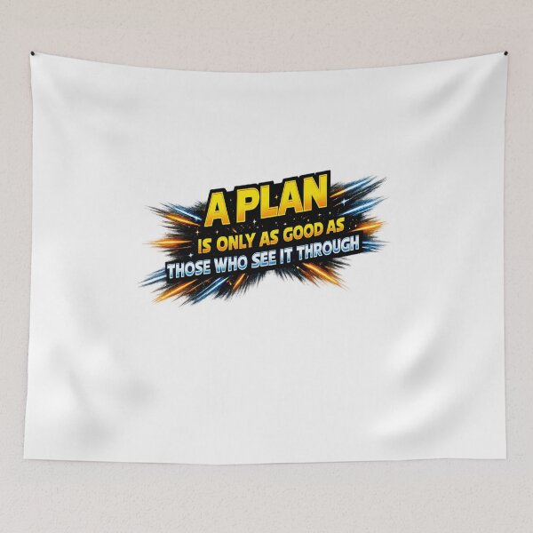 Item preview, A Plan Is Only As Good As Those Who See It Through | Clone Wars Quote designed and sold by DTCShop-313.