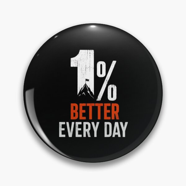 Item preview, 1% Better Every Day - Motivational Fitness & Gym Quote designed and sold by Dakson Design - Fantasy Art.