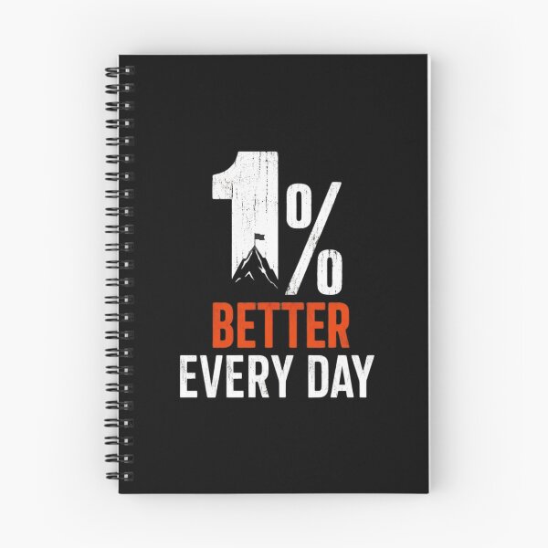 Item preview, 1% Better Every Day - Motivational Fitness & Gym Quote designed and sold by Dakson Design - Fantasy Art.