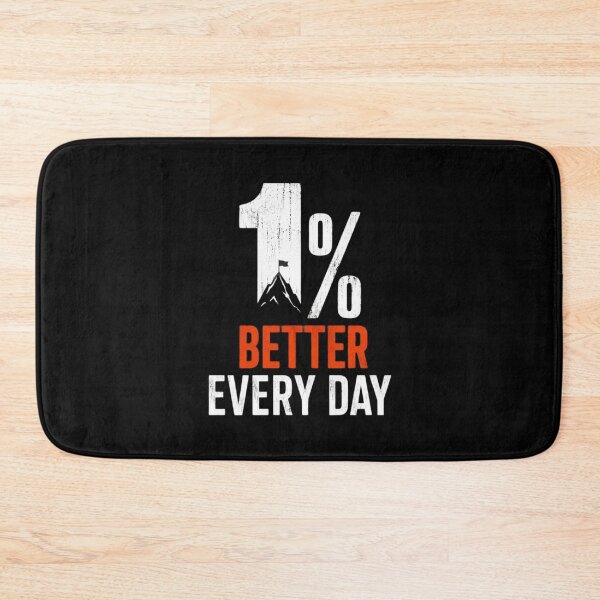 Item preview, 1% Better Every Day - Motivational Fitness & Gym Quote designed and sold by Dakson Design - Fantasy Art.
