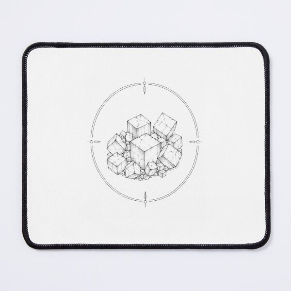 Item preview, Fluorite Emblem | Minimal Nordic Mineral Illustration designed and sold by Norvian.