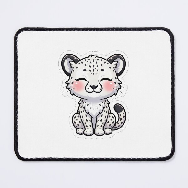 Item preview, Cute Baby Snow Leopard Illustration designed and sold by Owcomm.