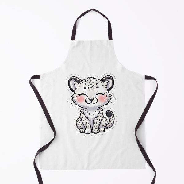Item preview, Cute Baby Snow Leopard Illustration designed and sold by Owcomm.