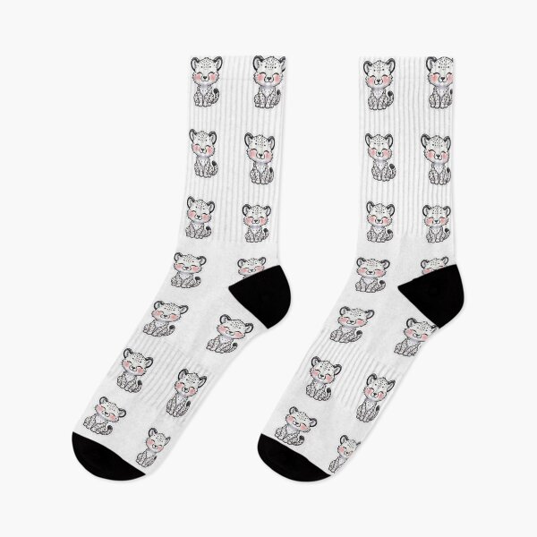 Item preview, Cute Baby Snow Leopard Illustration designed and sold by Owcomm.