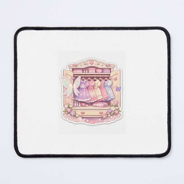 Item preview, Fairy Closet Sticker Kawaii Magical Bedroom Aesthetic for Fantasy & Soft Girl Lovers designed and sold by CutePrintCorner.