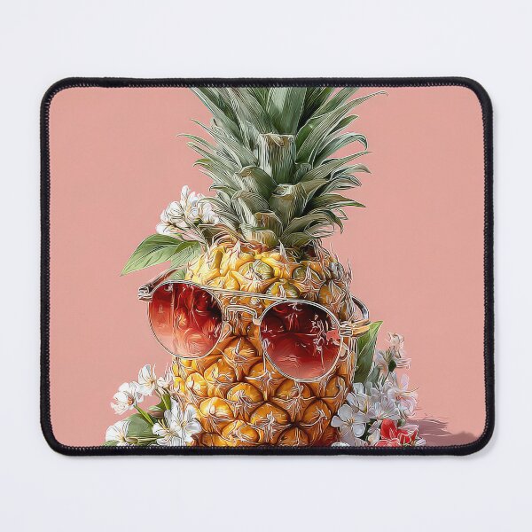 Item preview, Pineapple Tropical Fruits and Flowers designed and sold by Grafititee.