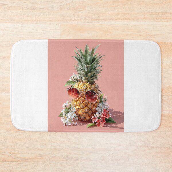 Item preview, Pineapple Tropical Fruits and Flowers designed and sold by Grafititee.