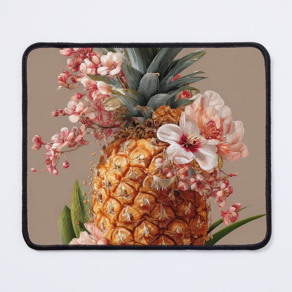 Item preview, Pineapple Tropical Fruits and Flowers designed and sold by Grafititee.