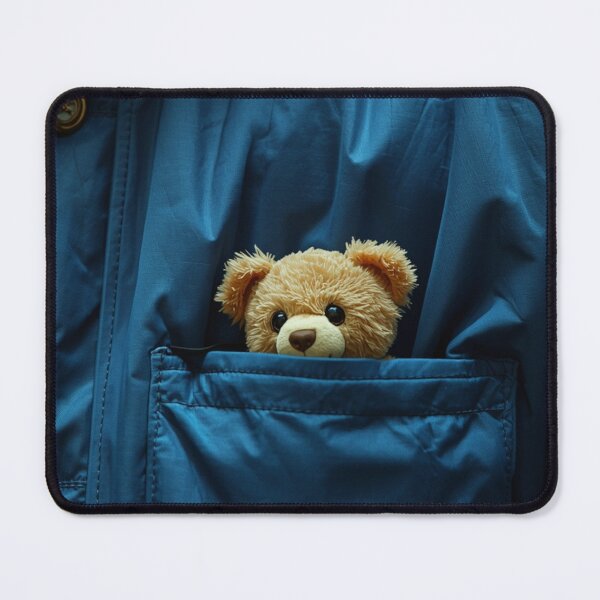 Aperçu de l'œuvre Pocket Teddy Bear – Cute Nostalgic Soft Toy Photography créée et vendue par Designs By Ms Mal_Tas.