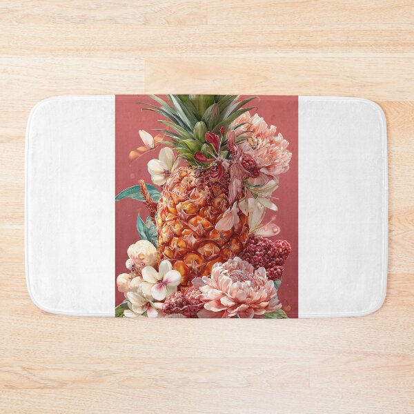 Item preview, Pineapple Tropical Fruits and Flowers designed and sold by Grafititee.