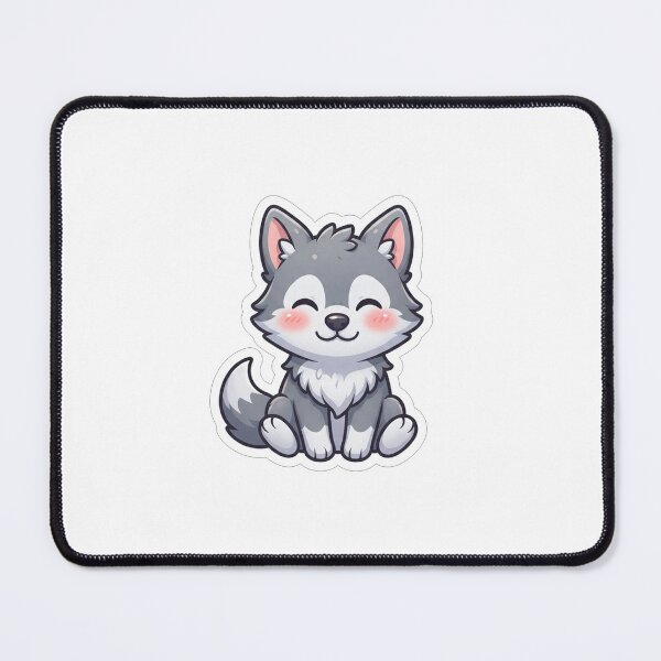 Item preview, Cute Little Wolf Pup Kawaii Animal designed and sold by Owcomm.