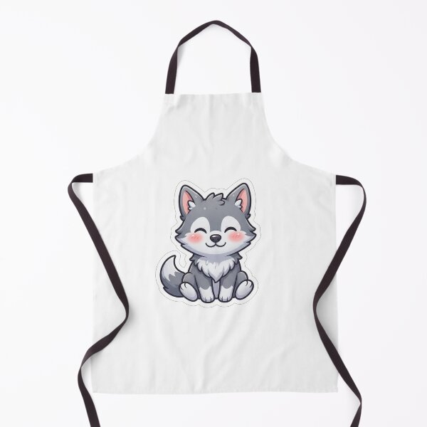 Item preview, Cute Little Wolf Pup Kawaii Animal designed and sold by Owcomm.