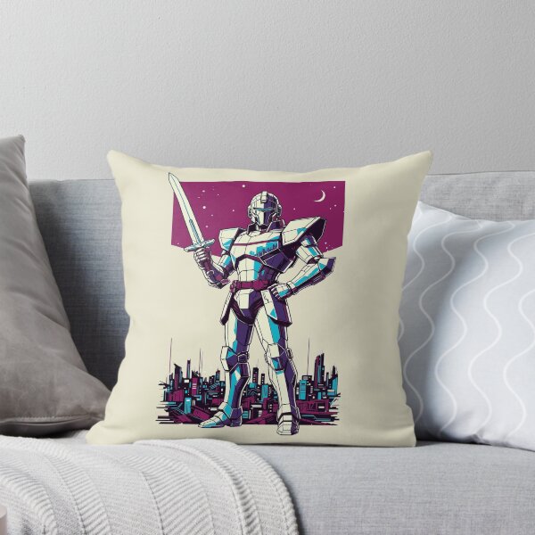 Item preview, Synthwave Retro Anime Cyberpunk Paladin designed and sold by KungPowUnicorn.