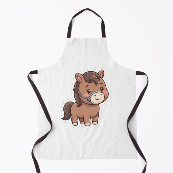 Item preview, Cute Little Brown Horse With Flower designed and sold by Owcomm.