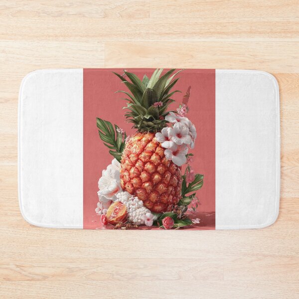 Item preview, Pineapple Tropical Fruits and Flowers designed and sold by Grafititee.