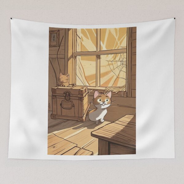 Item preview, Illustration - Observant Feline, Classic Comic Book Style designed and sold by World-Pets.