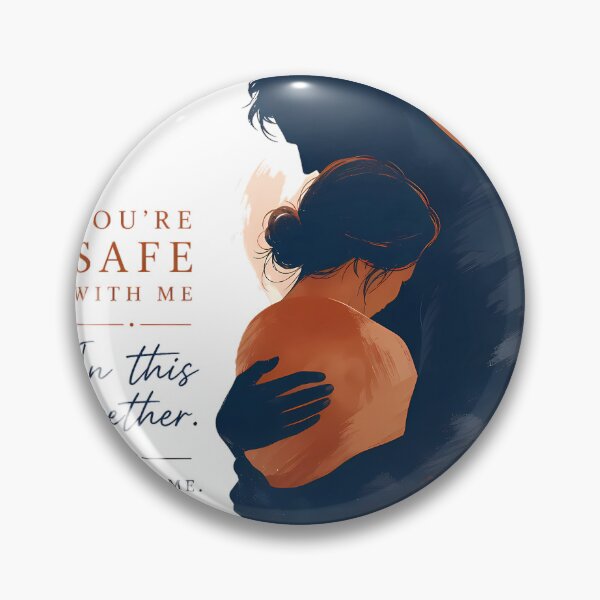 Item preview, You Are Safe With Me Romantic Couple Embrace Art  designed and sold by DignityLab.