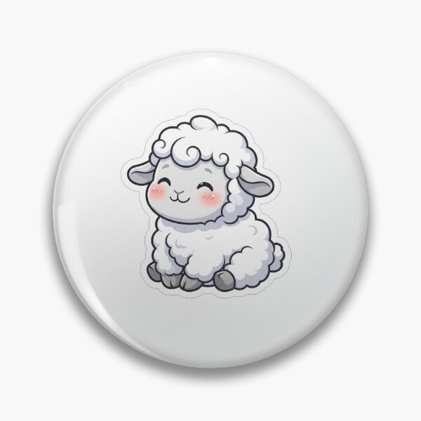 Item preview, Cute Fluffy Little Sheep Animal Portrait designed and sold by Owcomm.