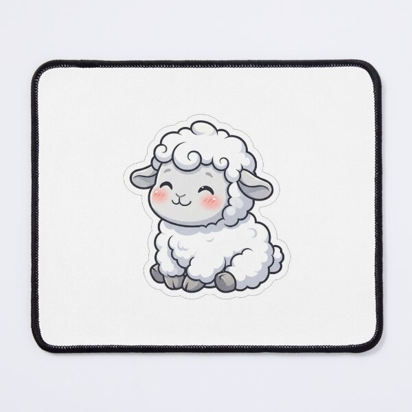 Item preview, Cute Fluffy Little Sheep Animal Portrait designed and sold by Owcomm.
