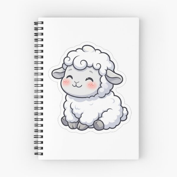 Item preview, Cute Fluffy Little Sheep Animal Portrait designed and sold by Owcomm.