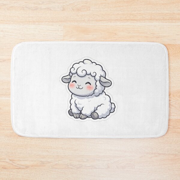 Item preview, Cute Fluffy Little Sheep Animal Portrait designed and sold by Owcomm.