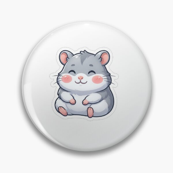 Item preview, Cute Little Chubby Hamster Smiling Portrait designed and sold by Owcomm.