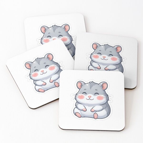 Item preview, Cute Little Chubby Hamster Smiling Portrait designed and sold by Owcomm.
