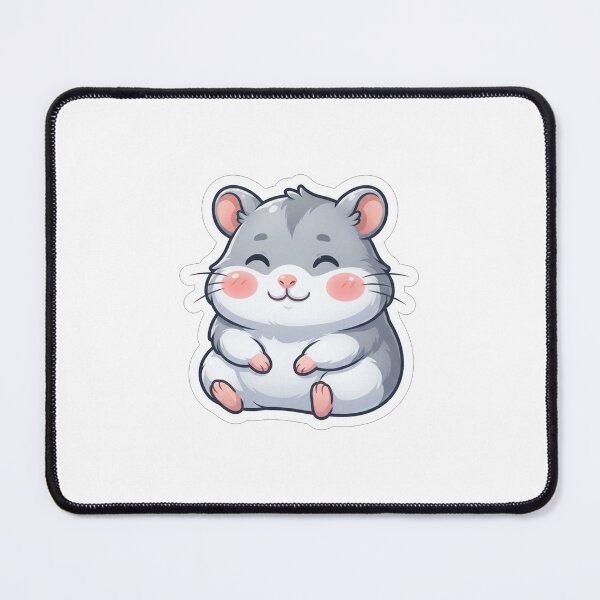 Item preview, Cute Little Chubby Hamster Smiling Portrait designed and sold by Owcomm.