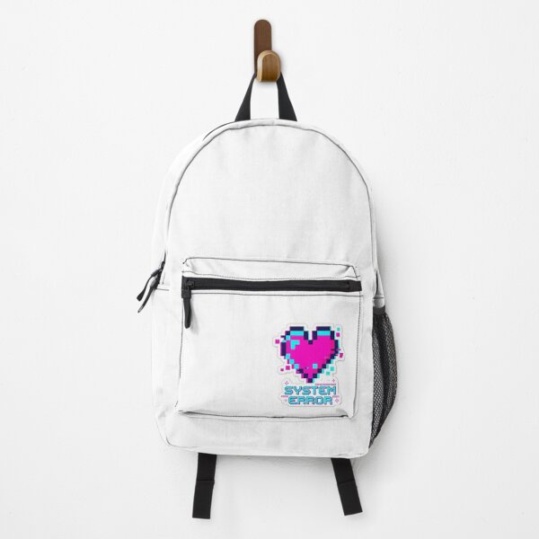 Item preview, Y2K Glitch Heart System Error Pixel Sticker designed and sold by MinimalArtLK.