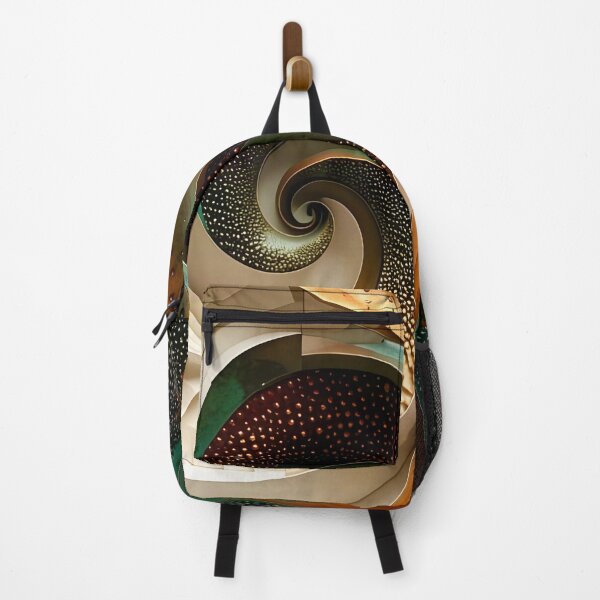 Item preview, Abstract Swirling Structure in Copper and White designed and sold by Vicky Brago-Mitchell®.