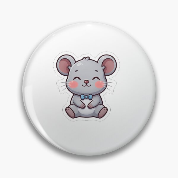 Item preview, Cute Little Mouse With Blue Bow designed and sold by Owcomm.