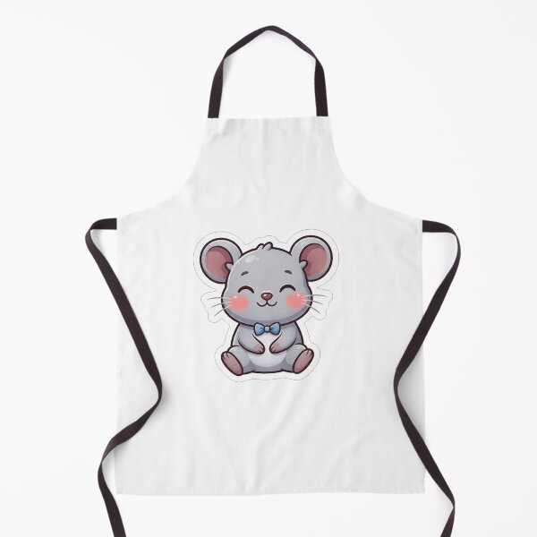 Item preview, Cute Little Mouse With Blue Bow designed and sold by Owcomm.