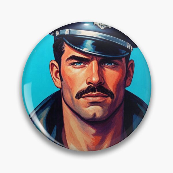 Item preview, Gay Leather Sir Daddy Retro Color Art Design designed and sold by ItsAKinkThing.