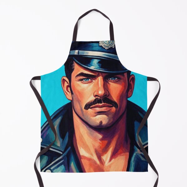 Item preview, Gay Leather Sir Daddy Retro Color Art Design designed and sold by ItsAKinkThing.